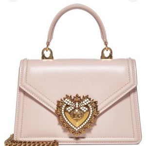 Dolce and Gabbana Devotion Small Leather Bag